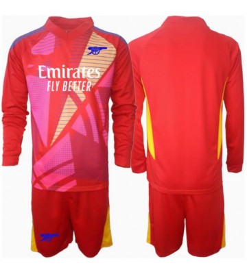 Lacne Dětský Futbalové dres Arsenal Brankarsky  2024-25 Dlhy Rukáv - Preč (+ trenírky)